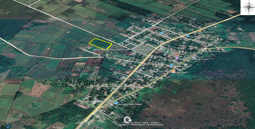 3.77 acres of land being in Ramonal Zapote North   Registration Section,  Corozal District